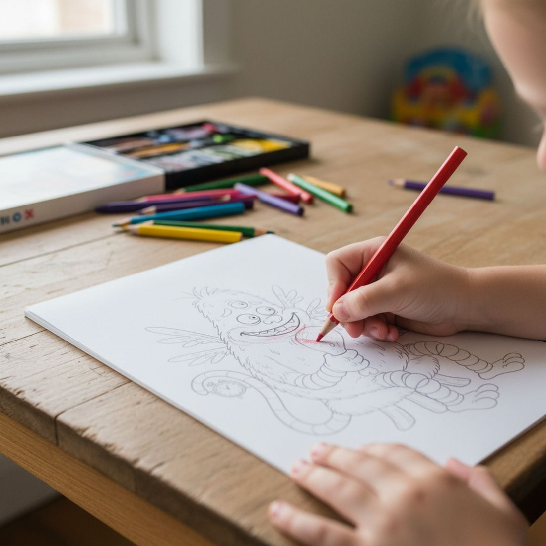 Drawing the fear - Precious Time