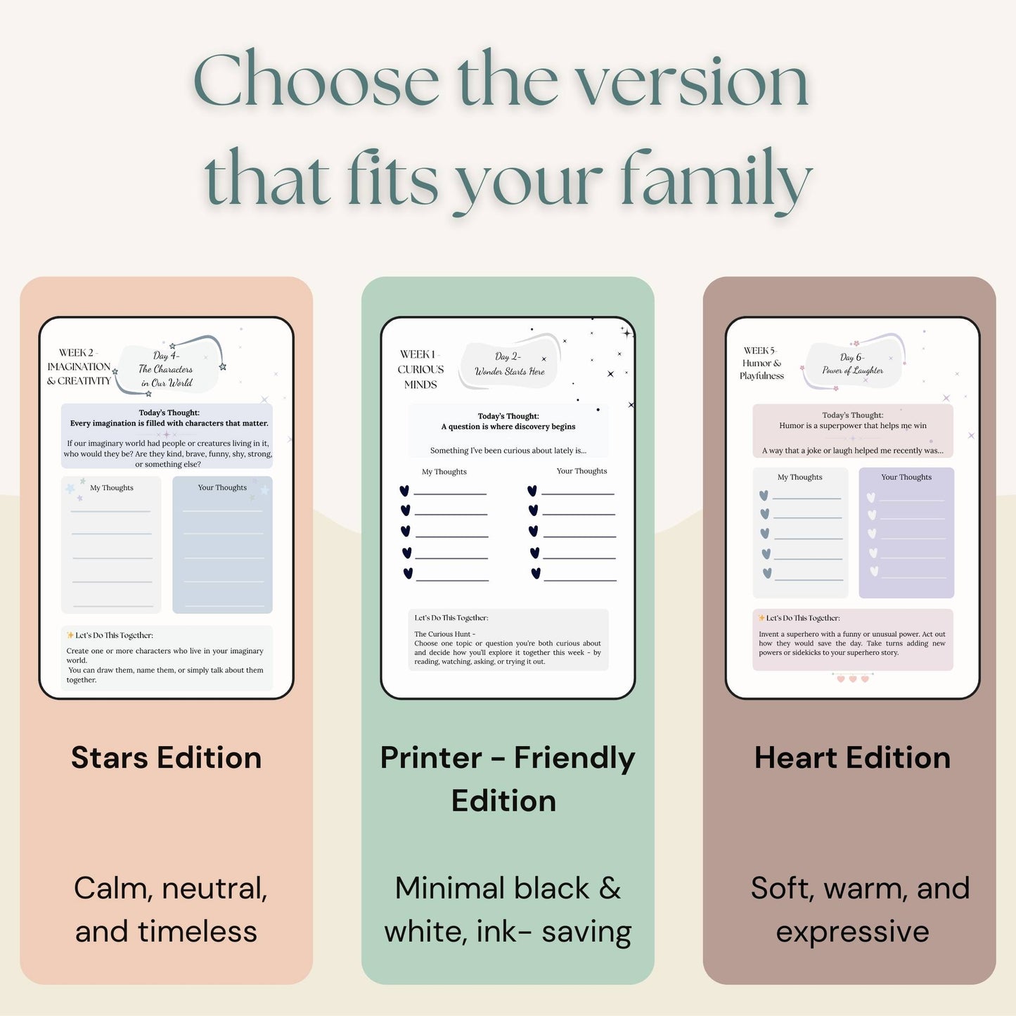 "Our Special Time" - Digital Family Activities for Connection