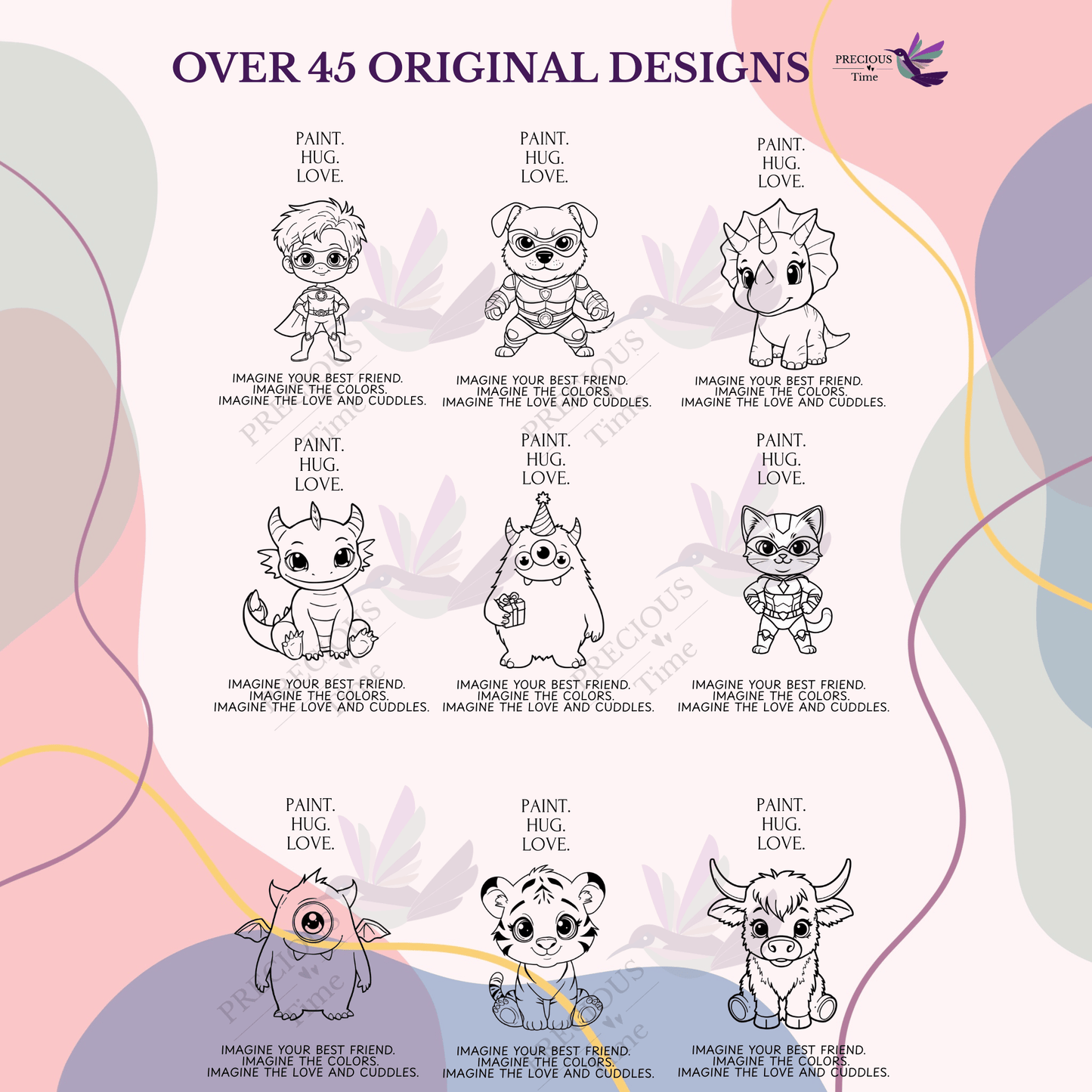 The Plush pal bundle - Draw to Hug